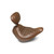 Mustang 18-21 Harley Low Rider, Sport Glide Wide Tripper Solo Seat w/Driver Backrest Diamond - Brown User 1