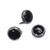 Mustang Studs 12.5mm (Bag of 10) - Black User 1