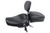 Mustang 82-03 Harley Sportster Wide Touring Solo Seat w/Driver Backrest Studs - Black Photo - Primary