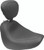 Mustang 15-21 Harley Freewheeler Standard Touring Deluxe 1PC Seat w/Driver Backrest - Black Photo - Primary Mustang 15-21 Harley Freewheeler Standard Touring Deluxe 1PC Seat w/Driver Backrest - Black Photo - Primary
