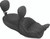Mustang 15-21 Harley Freewheeler Std Touring Deluxe 1PC Seat w/Driver and Passenger Backrest - Black Photo - Primary