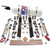 Nitrous Express SX2 Dual Stage/Alcohol - 8 Solenoid Nitrous Kit (200-1200HP) w/10lb Bottle - 90095-10