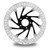 Performance Machine Disc/Carr 13x.20 Sf Del Rey Left - Contrast Cut Platinum Photo - Primary