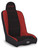 PRP Daily Driver High Back Suspension Seat (Two Neck Slots) - Black/Red Photo - Primary