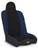 PRP Daily Driver High Back Suspension Seat (Two Neck Slots) - Black / Blue Photo - Primary