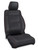 PRP 07-10 Jeep Wrangler JK Front Seat Covers/2 door or 4 door (Pair) - Black with Red Stitching Photo - Primary