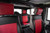 PRP 11-12 Jeep Wrangler JK Front Seat Covers/2 door or 4 door (Pair) - Black/Red Photo - Close Up