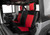 PRP 11-12 Jeep Wrangler JKU Rear Seat Cover/4 door - Black/Red Photo - Primary