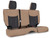 PRP 13-18 Jeep Wrangler JKU Rear Seat Cover/4 door - Black/Tan Photo - Primary