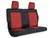 PRP 07 Jeep Wrangler JKU Rear Seat Cover/4 door - Black/Red Photo - Primary