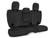PRP 2018+ Jeep Wrangler JLU/4 door Rear Bench Cover with Leather Interior - All Black Photo - Primary