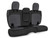 PRP 2018+ Jeep Wrangler JLU/4 door Rear Bench Cover with Leather Interior - Black/Grey Photo - Primary