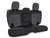 PRP 2018+ Jeep Wrangler JLU/4 door Rear Bench Cover with Leather Interior - Black/Grey Photo - Primary