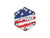 PRP Steering Wheel Center Cap - New Glory Stars and Stripes Photo - Primary