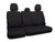 PRP 12-14 Ford Raptor Rear Bench Seat Covers - Black w/ Red Stitch Photo - Primary