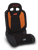 PRP EnduroDaily Reclining Suspension Seat - Black/Orange Tweed - Passenger Photo - Primary