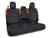 PRP Jeep Wrangler JT Rear Bench Covers - with Armrest - Black/Orange Photo - Primary