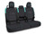 PRP Jeep Wrangler JT Rear Bench Covers - with Armrest - Black/Teal Photo - Primary