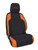 PRP 16-23 Toyota Tacoma Front Seat Covers (Pair) - Black/Orange Photo - Primary