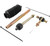 QuadBoss Polaris RZR XP 1000 EPS 15-18 Steering Rack Tie Rod Assembly Kit - Right Inner & Outer