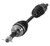QuadBoss 00-05 Honda TRX350FE FourTrax Rancher 4x4 ES Front Left Replacement Axle
