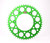 Renthal 92-05 Kawasaki KX 250 2-Stroke/ KLX650/R Rear Grooved Sprocket - Green 520-49P Teeth - 112U-520-49GEGN User 1