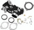S&S Cycle 2006+ BT Size Code 405 Throttle Body Kit - Wrinkle Black - 170-0349 Photo - Primary