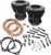 S&S Cycle 66-78 74in BT & Stock Bore Strokers 3-7/16in Bore Cylinders - Gloss Black - 91-9011 Photo - Primary