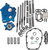S&S Cycle 2017+ Water Cooled M8 Models Chain Drive 475C Cam Chest Kit w/ Chrome Pushrod Tubes - 310-1000B Photo - Primary