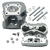 S&S Cycle 1999+ Super Stock 79cc Cylinder Head Kit - Silver - 106-4277 User 1