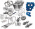 S&S Cycle 07-17 4in Bore 585GE Cam Power Pack - Silver - 330-0667 Photo - Primary