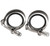 Twin Power L78-84 Shovelhead 79-85 XL Stainless Intake Clamps Replaces H-D 27066-85T - 490600