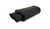 Vibrant StreetPower FLAT BLACK Oval Muffler with Dual 3in Outlet - 3in inlet I.D. - 1149 Photo - Primary