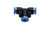 Vibrant Union inTin Pneumatic Vacuum Fitting - for use with 1/4in (6mm) OD tubing - 2677 Photo - Primary