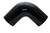 Vibrant 4 Ply Reinforced Silicone Elbow Connector - 2in I.D. - 90 deg. Elbow (BLACK) - 2740 Photo - Primary