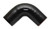 Vibrant 4 Ply Reinforced Silicone Elbow Connector - 1.5in I.D. - 90 deg. Elbow (BLACK) - 2749 Photo - Primary
