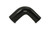 Vibrant 4 Ply Reinforced Silicone 90 degree Transition Elbow - 2.5in I.D. x 3in I.D. (BLACK) - 2782 Photo - Primary