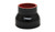 Vibrant 4 Ply Reinforced Silicone Transition Connector - 3.25in I.D. x 3.5in I.D. x 3in long (BLACK) - 2835 Photo - Primary