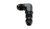 Vibrant -4AN Bulkhead Adapter 90 Degree Elbow Fitting - Anodized Black Only - 10609 Photo - Primary