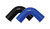 Vibrant 90 Degree Silicone Elbow 2.375in ID x 5.00in Leg Length - Black - 27929 User 1