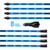 XK Glow Tube Single Color Underglow LED Accent Light Car/Truck Kit Light Blue - 8x24In User 1