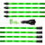 XK Glow Tube Single Color Underglow LED Accent Light Car/Truck Kit Green - 8x24In User 1