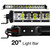 XK Glow RGBW Light Bar High Power Offroad Work/Hunting Light w/ Bluetooth Controller 20In User 1