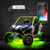XK Glow Rock Light Advanced Kit w/ Dual-Mode Dash Mount Controller 8pc 6W LED User 1
