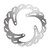 KAWASAKI KX125 03-05 Tusk Stainless Steel Typhoon Brake Rotor, Front