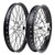HONDA CRF250R 14-25 Tusk Impact Complete Front and Rear Wheel 1.60 x 21 / 2.15 x 18 Black Rim/Black Spoke/White Hub