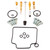 HONDA RINCON 650 4x4 03-05 Tusk Carburetor Rebuild Kit
