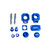 HUSQVARNA TE 250 14-16 Tusk Billet Bling Kit  Blue