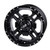 KAWASAKI MULE Pro-DX 1000 16-17 4/156 Tusk Beartooth Wheel 12x7 4.0 + 3.0 Matte Black
