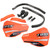 HONDA CRF250L Rally 17-20 Tusk D-Flex Pro Adventure Handguards Black Bar/Orange Plastics 7/8" Bars